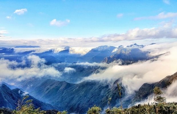 View from the Fansipan Moutain's peak